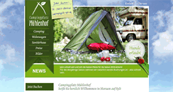 Desktop Screenshot of campingplatz-sylt.de