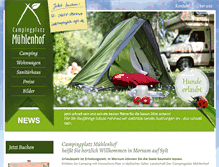 Tablet Screenshot of campingplatz-sylt.de